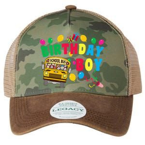 Birthday School Bus Birthday Gift Legacy Tie Dye Trucker Hat