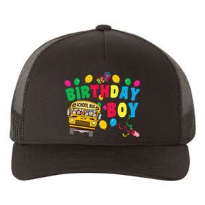 Birthday School Bus Birthday Gift Yupoong Adult 5-Panel Trucker Hat