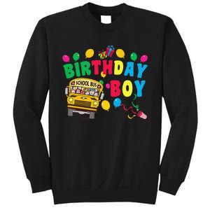 Birthday School Bus Birthday Gift Sweatshirt