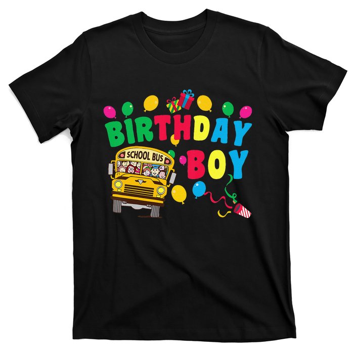 Birthday School Bus Birthday Gift T-Shirt