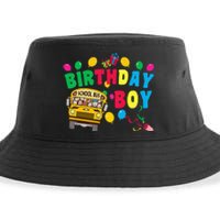 Birthday School Bus Birthday Gift Sustainable Bucket Hat