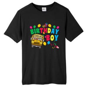 Birthday School Bus Birthday Gift Tall Fusion ChromaSoft Performance T-Shirt