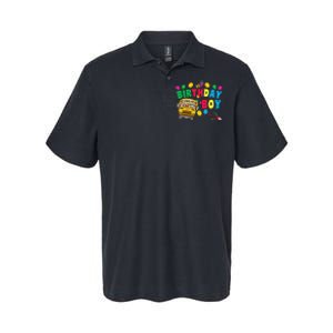 Birthday School Bus Birthday Gift Softstyle Adult Sport Polo