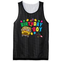 Birthday School Bus Birthday Gift Mesh Reversible Basketball Jersey Tank