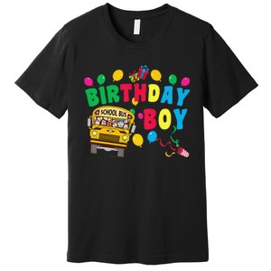 Birthday School Bus Birthday Gift Premium T-Shirt