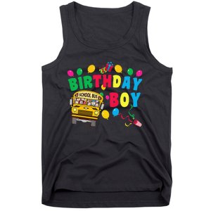 Birthday School Bus Birthday Gift Tank Top