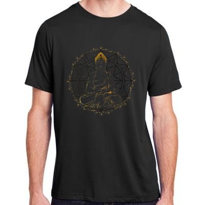 Buddha Statue Buddhist Buddhism Zen Yoga Meditation Guatama Adult ChromaSoft Performance T-Shirt