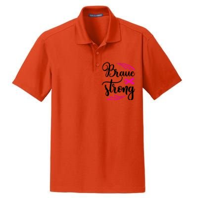 Braue Strong Breast Cancer Dry Zone Grid Polo