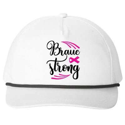 Braue Strong Breast Cancer Snapback Five-Panel Rope Hat