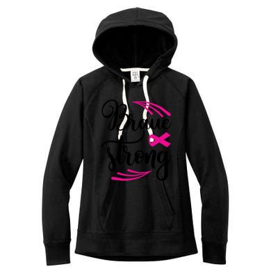 Braue Strong Breast Cancer Women's Fleece Hoodie