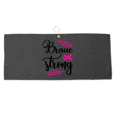 Braue Strong Breast Cancer Large Microfiber Waffle Golf Towel