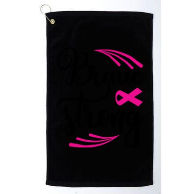 Braue Strong Breast Cancer Platinum Collection Golf Towel