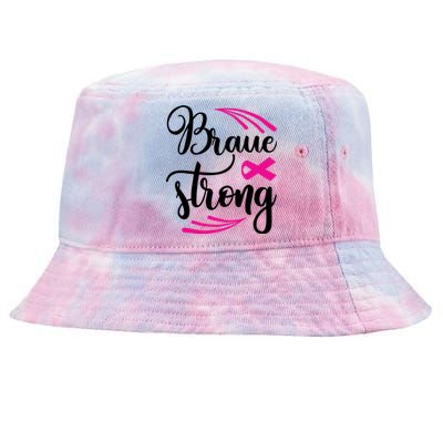 Braue Strong Breast Cancer Tie-Dyed Bucket Hat