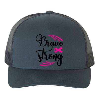 Braue Strong Breast Cancer Yupoong Adult 5-Panel Trucker Hat