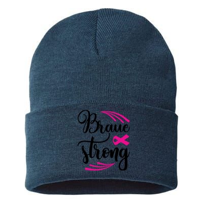 Braue Strong Breast Cancer Sustainable Knit Beanie