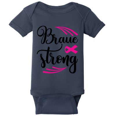 Braue Strong Breast Cancer Baby Bodysuit