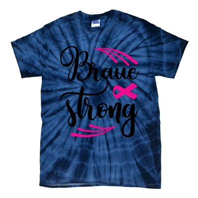 Braue Strong Breast Cancer Tie-Dye T-Shirt