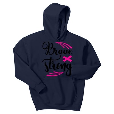 Braue Strong Breast Cancer Kids Hoodie