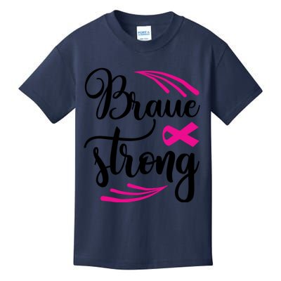 Braue Strong Breast Cancer Kids T-Shirt