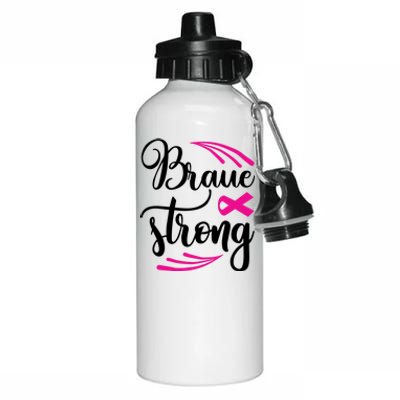 Braue Strong Breast Cancer Aluminum Water Bottle