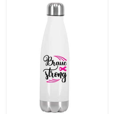 Braue Strong Breast Cancer Stainless Steel Insulated Water Bottle