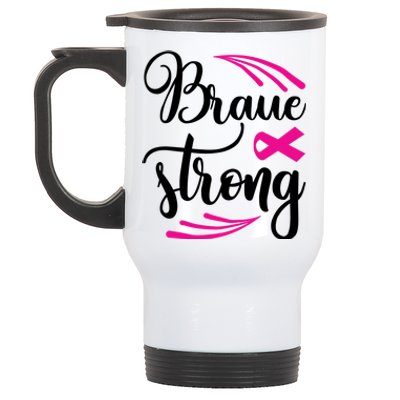 Braue Strong Breast Cancer Stainless Steel Travel Mug