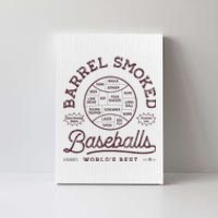 Barrel Smoked Baseballs Canvas