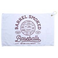 Barrel Smoked Baseballs Grommeted Golf Towel