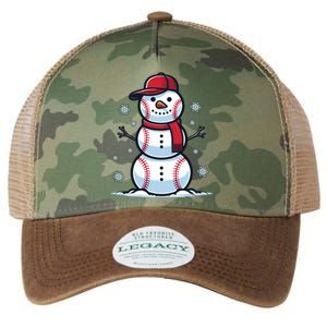 Baseball Snowman Legacy Tie Dye Trucker Hat