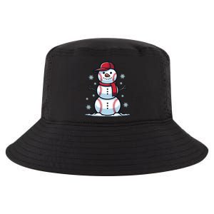 Baseball Snowman Cool Comfort Performance Bucket Hat