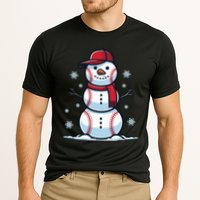 Baseball Snowman Cooling Performance Crew T-Shirt