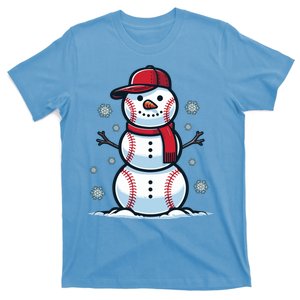 Baseball Snowman T-Shirt