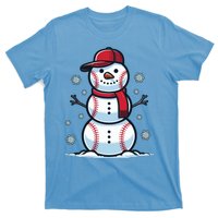 Baseball Snowman T-Shirt