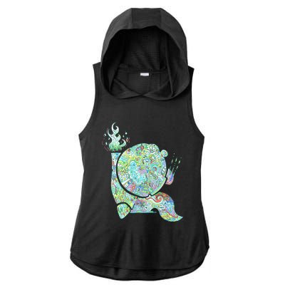 Burning Snail Ladies PosiCharge Tri-Blend Wicking Draft Hoodie Tank