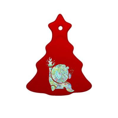 Burning Snail Ceramic Tree Ornament