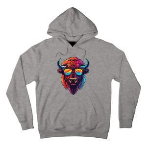 Bison Sunglasses Tall Hoodie