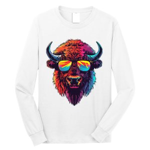 Bison Sunglasses Long Sleeve Shirt