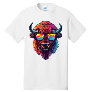 Bison Sunglasses Tall T-Shirt