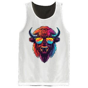 Bison Sunglasses Mesh Reversible Basketball Jersey Tank