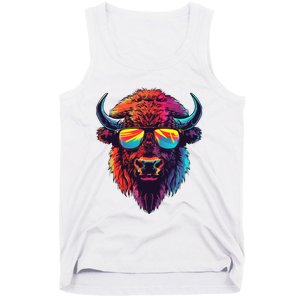 Bison Sunglasses Tank Top