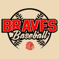 Baseball Sport Braves Baseball Drawstring Bag