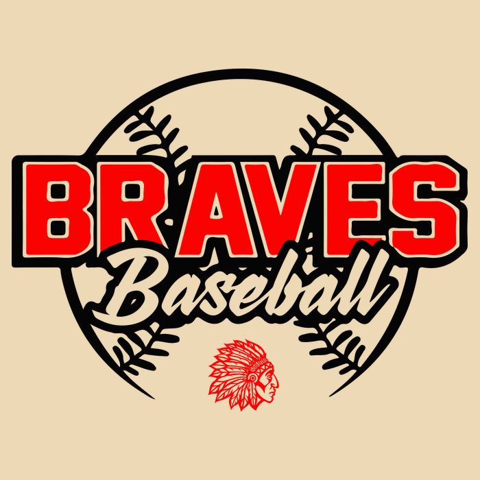 Baseball Sport Braves Baseball Drawstring Bag