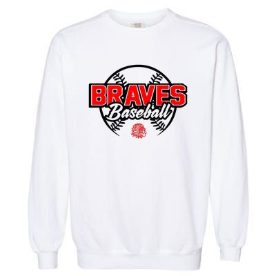 Baseball Sport Braves Baseball Garment-Dyed Sweatshirt