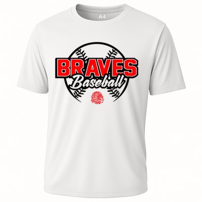 Baseball Sport Braves Baseball Cooling Performance Crew T-Shirt