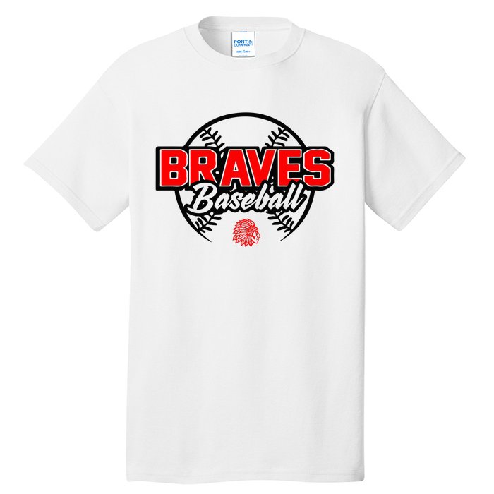 Baseball Sport Braves Baseball Tall T-Shirt