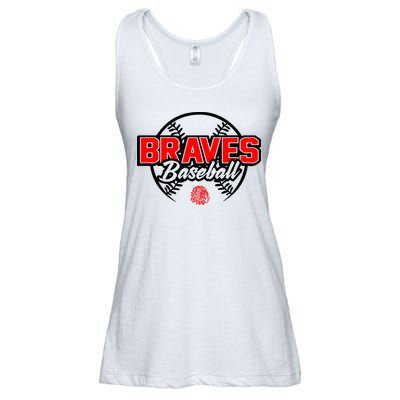 Baseball Sport Braves Baseball Ladies Essential Flowy Tank
