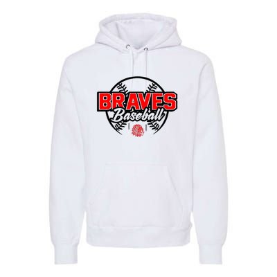 Baseball Sport Braves Baseball Premium Hoodie