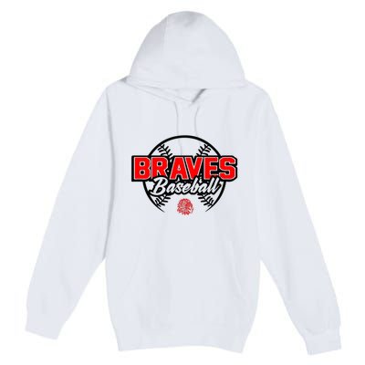 Baseball Sport Braves Baseball Premium Pullover Hoodie