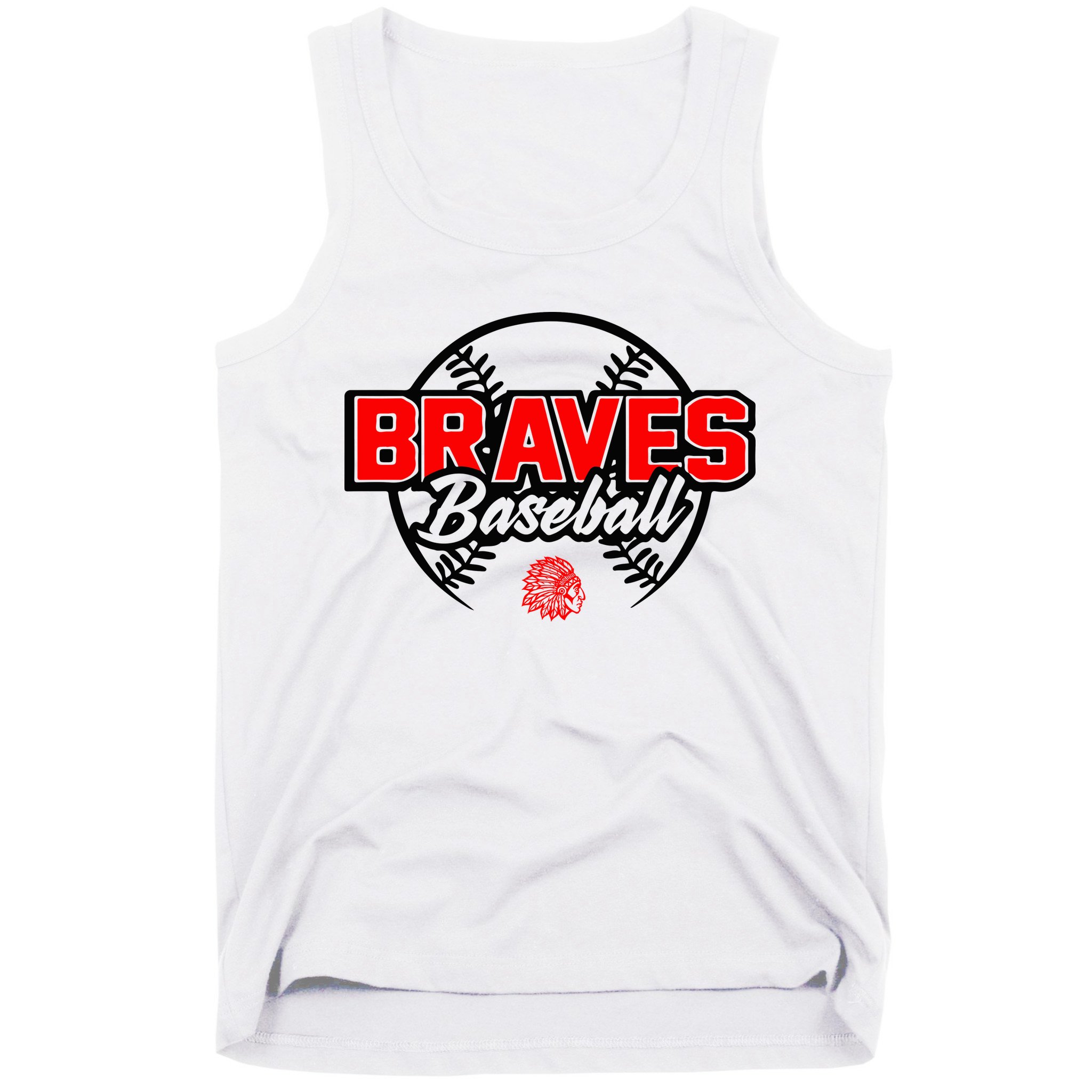 Baseball Sport Braves Baseball Tank Top