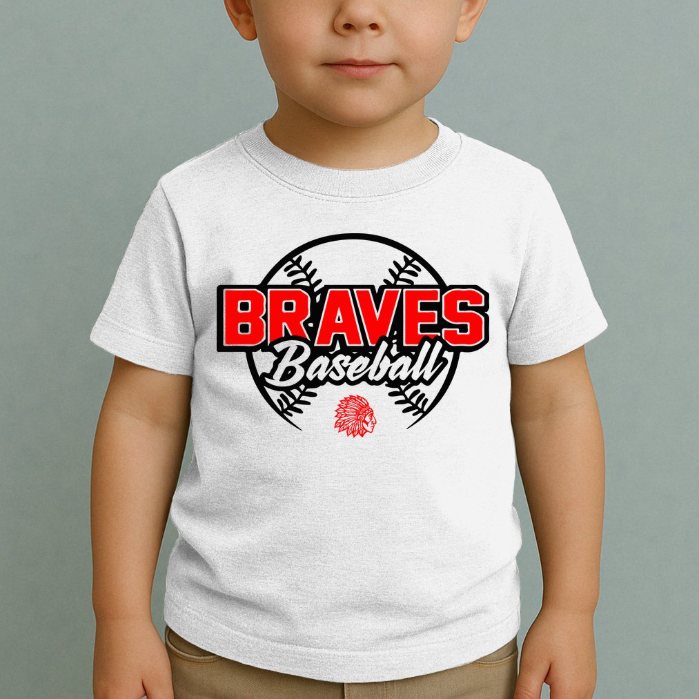 Baseball Sport Braves Baseball Toddler T-Shirt